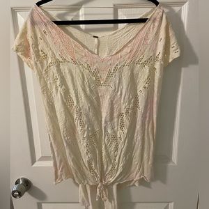 Free People shell beach top